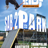 Inaugurazione del Parkour Park a Marano Vicentino con partecipanti durante le attività di salto e parkour